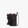 Mcm Park Rabbit Bottle Holder In Faux Fur Visetos