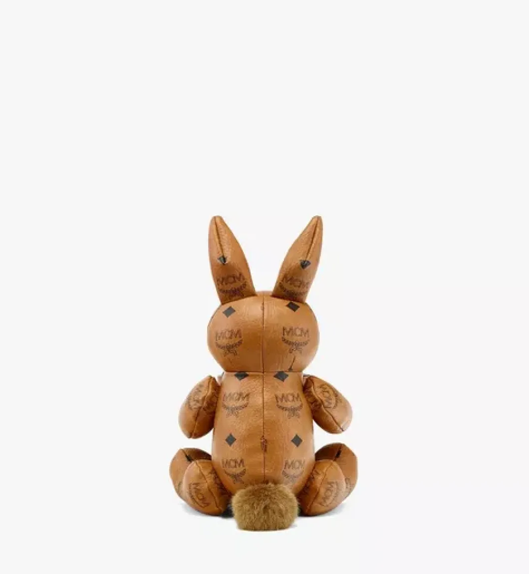 Mcm Park Rabbit Stationery Holder In Visetos Leather Mix