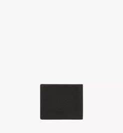 Mcm Tech Bifold Wallet In Embossed Spanish Leather
