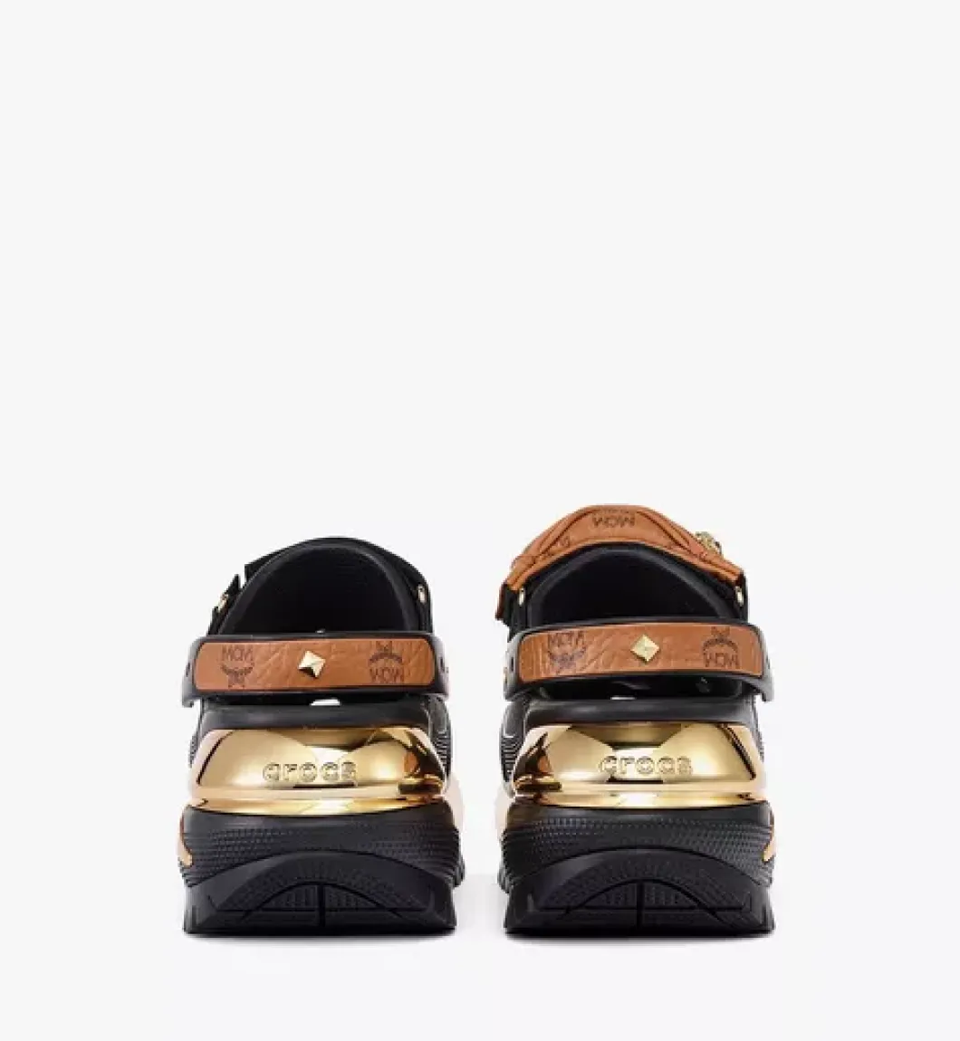Mcm X Crocs Mega Crush Clog W/ Belt Bag Bracelet