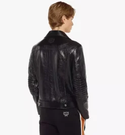 Mcmotor Biker Jacket In Lamb Leather