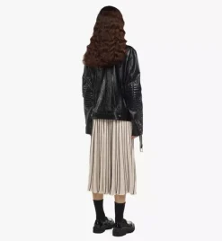 Mcmotor Biker Jacket In Lamb Leather