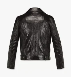 Mcmotor Biker Jacket In Lamb Leather