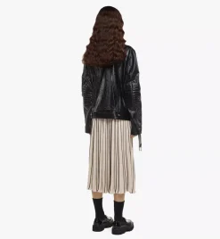 Mcmotor Biker Jacket In Lamb Leather