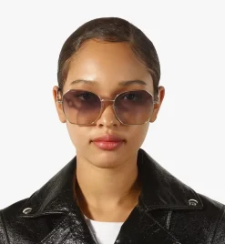 Mcm166S Modified Rectangular Chain Sunglasses