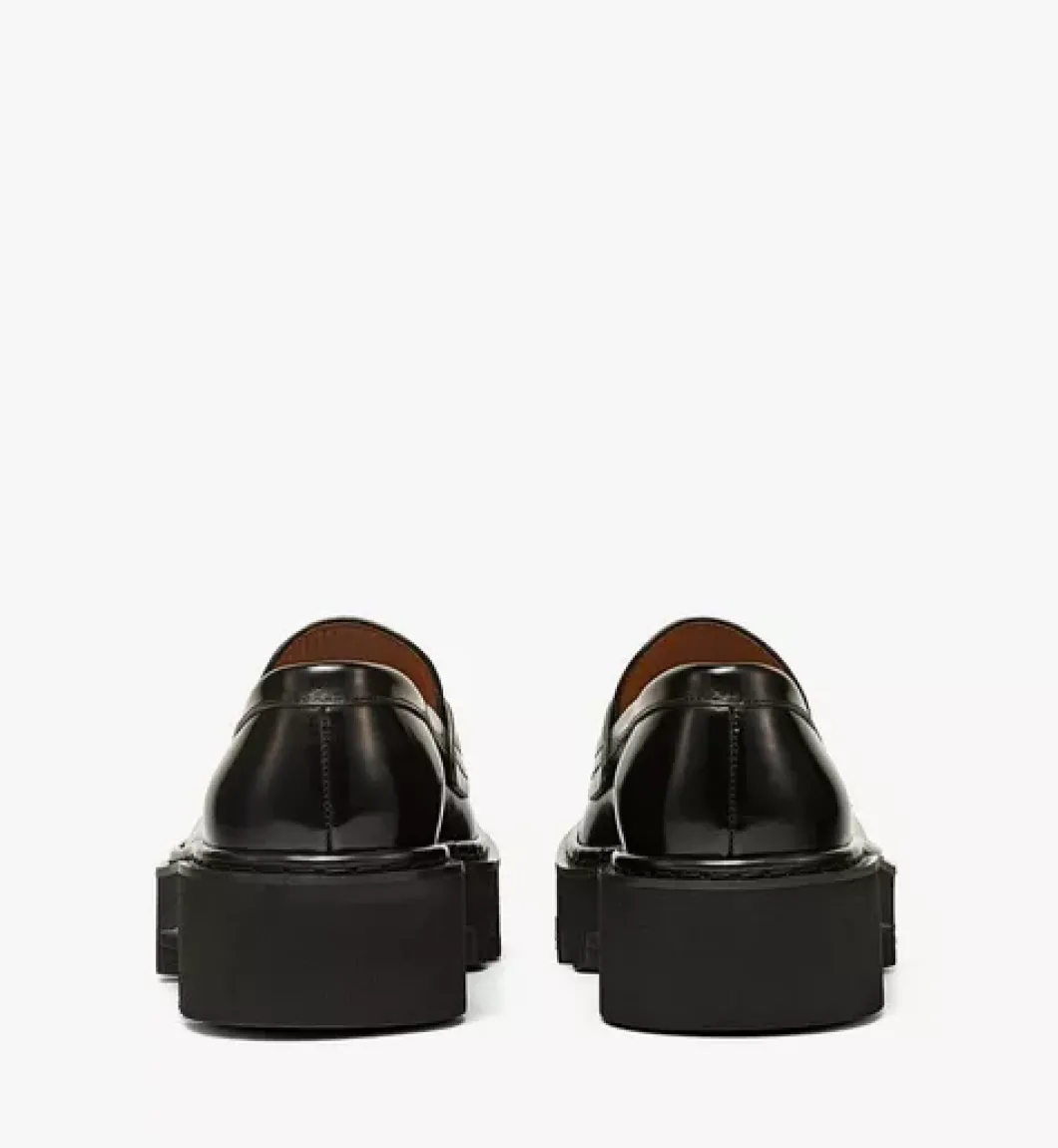 Mode Travia Loafers In Brushed Calf Leather