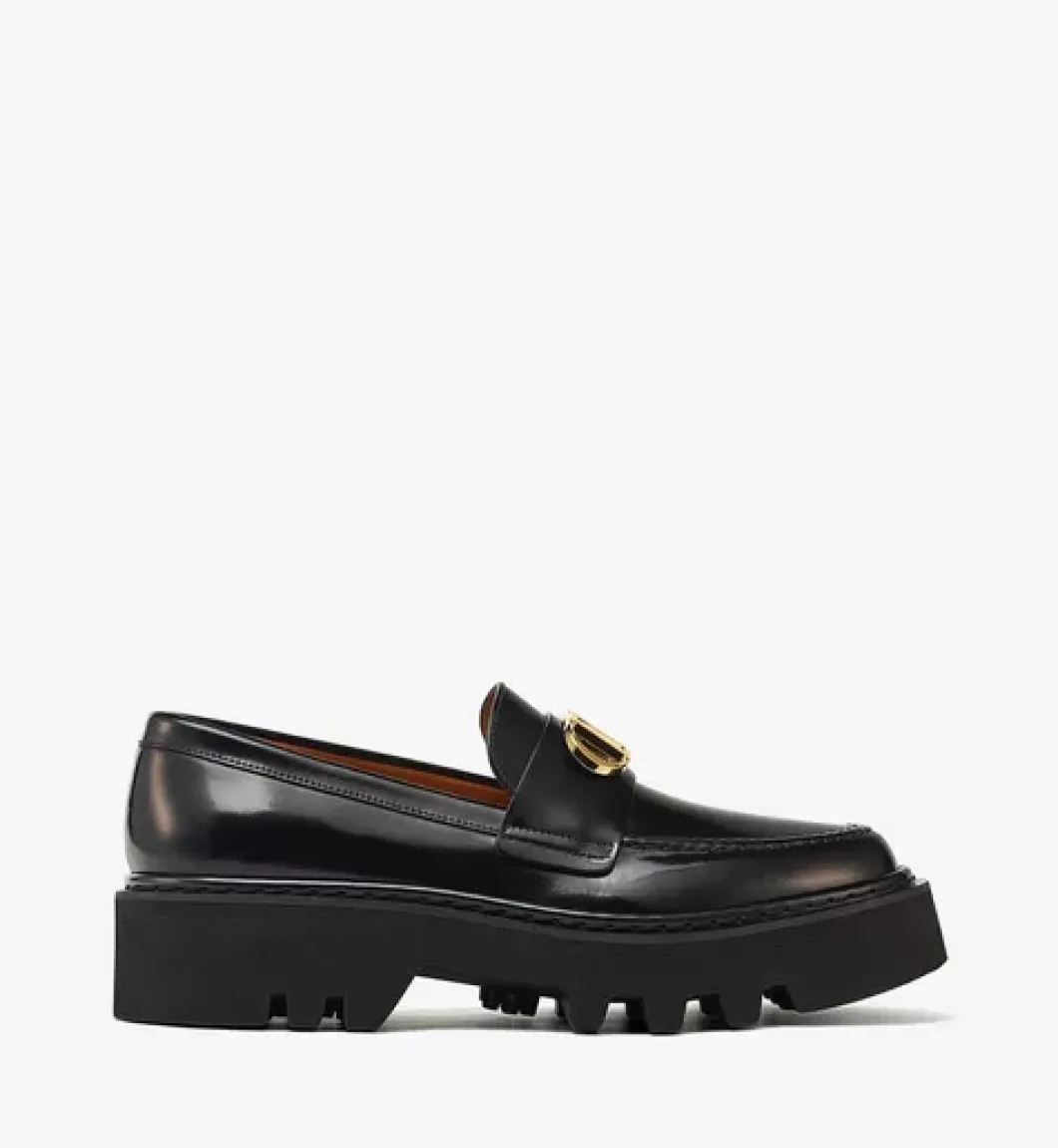 Mode Travia Loafers In Brushed Calf Leather