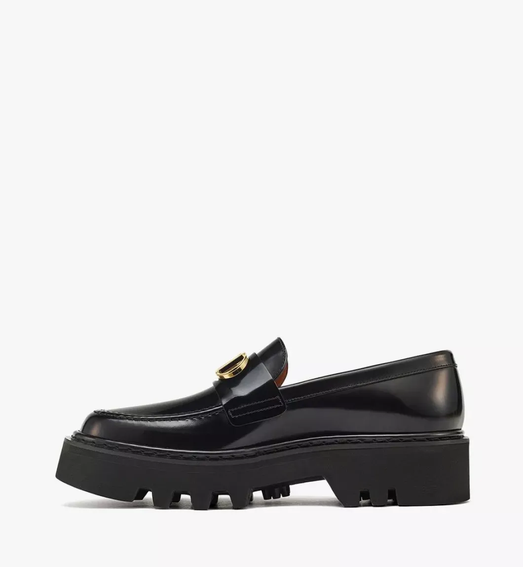 Mode Travia Loafers In Brushed Calf Leather