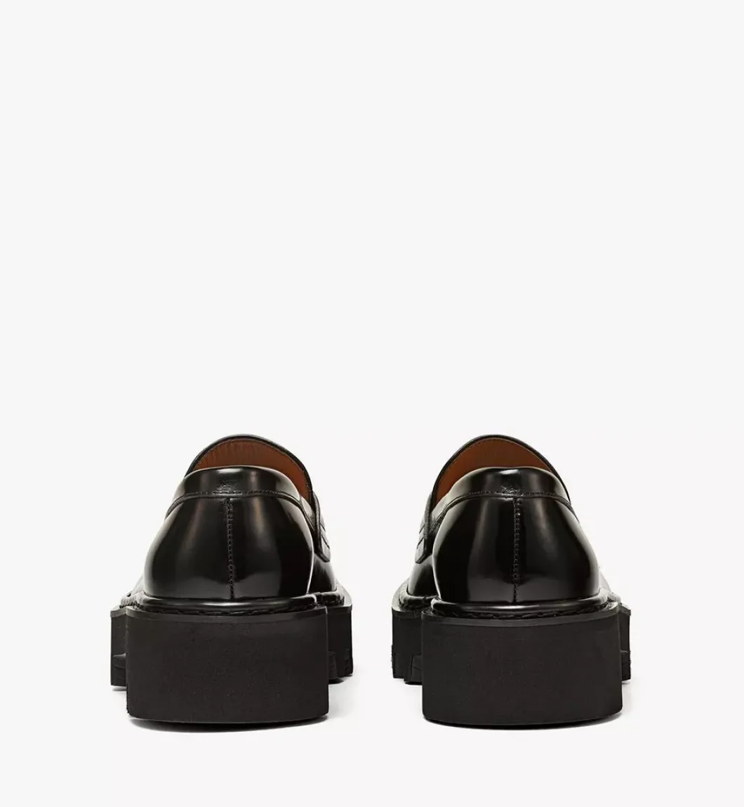 Mode Travia Loafers In Brushed Calf Leather