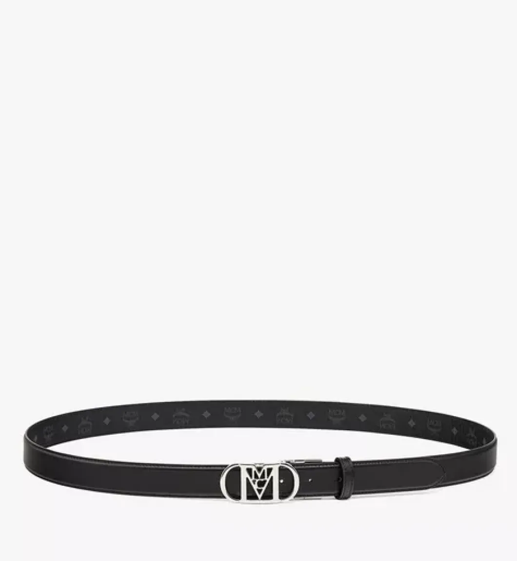 Mode Travia Reversible Belt 1" In Embossed Leather