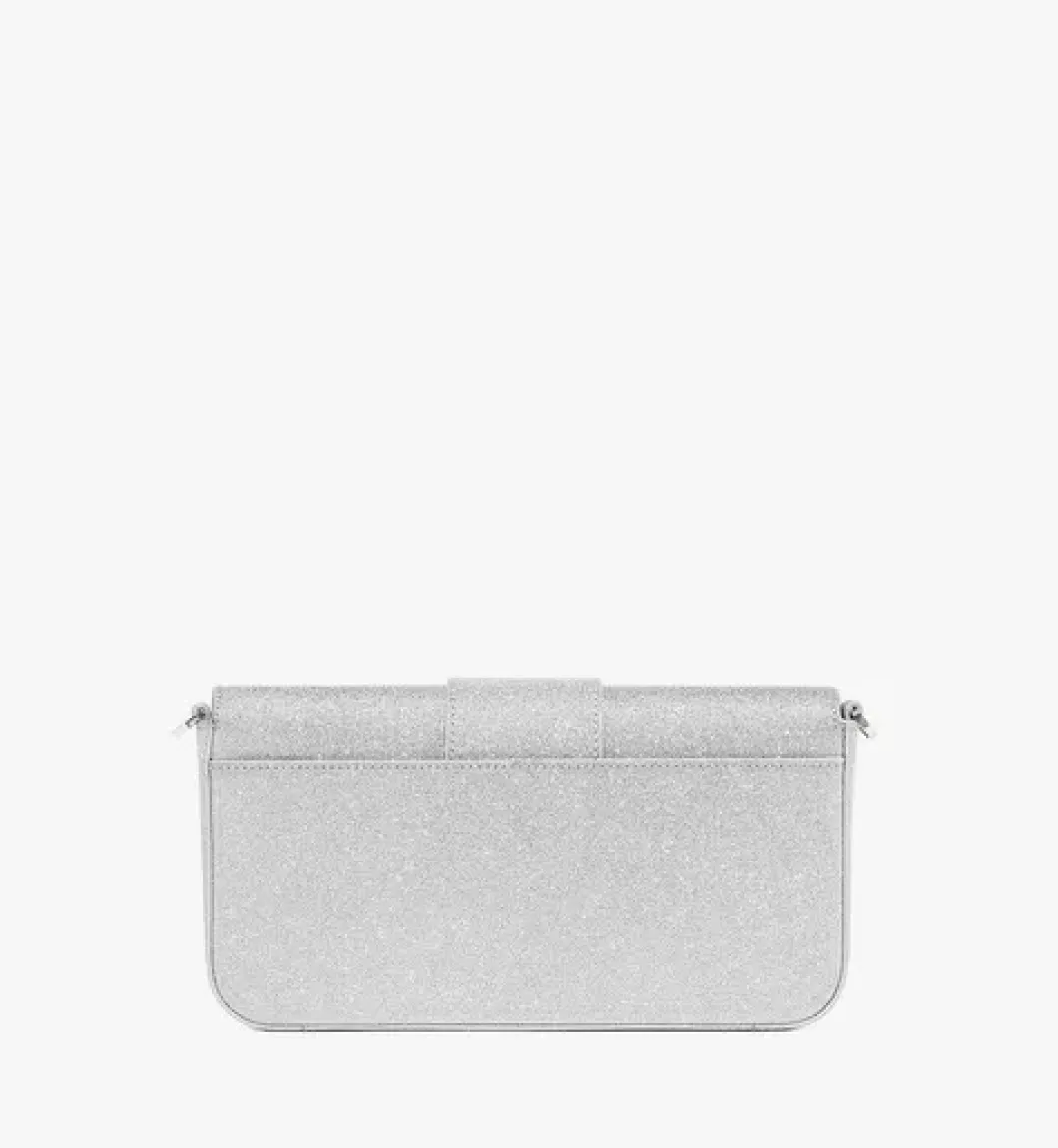 Mode Travia Shoulder Bag In Glitter Leather