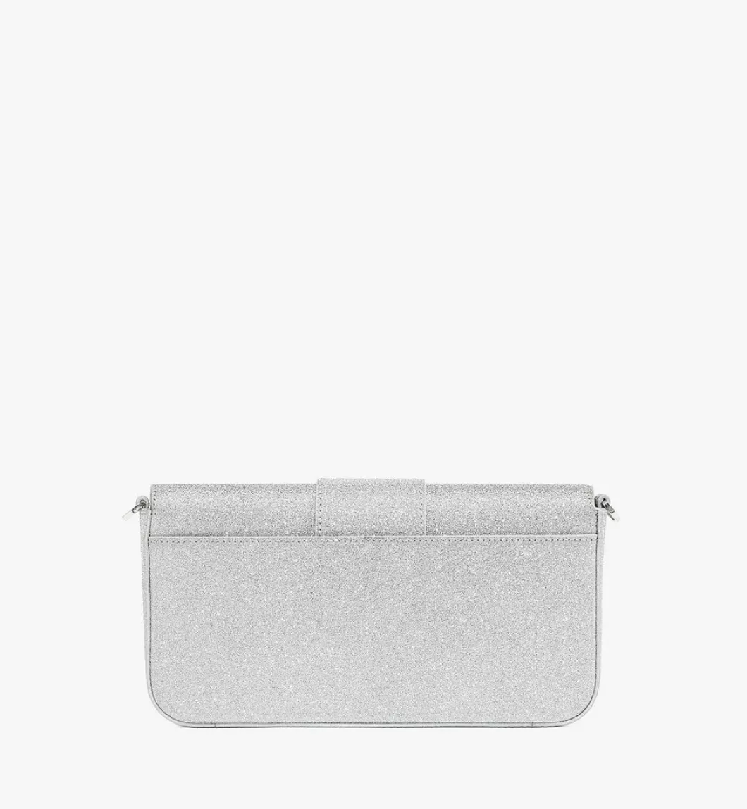Mode Travia Shoulder Bag In Glitter Leather