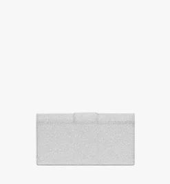 Mode Travia Wallet On Chain In Glitter Leather