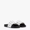 Monogram Print Rubber Slides
