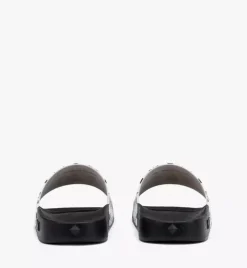 Monogram Print Rubber Slides