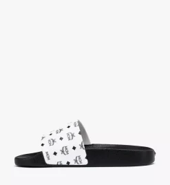 Monogram Print Rubber Slides