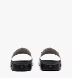 Monogram Print Rubber Slides