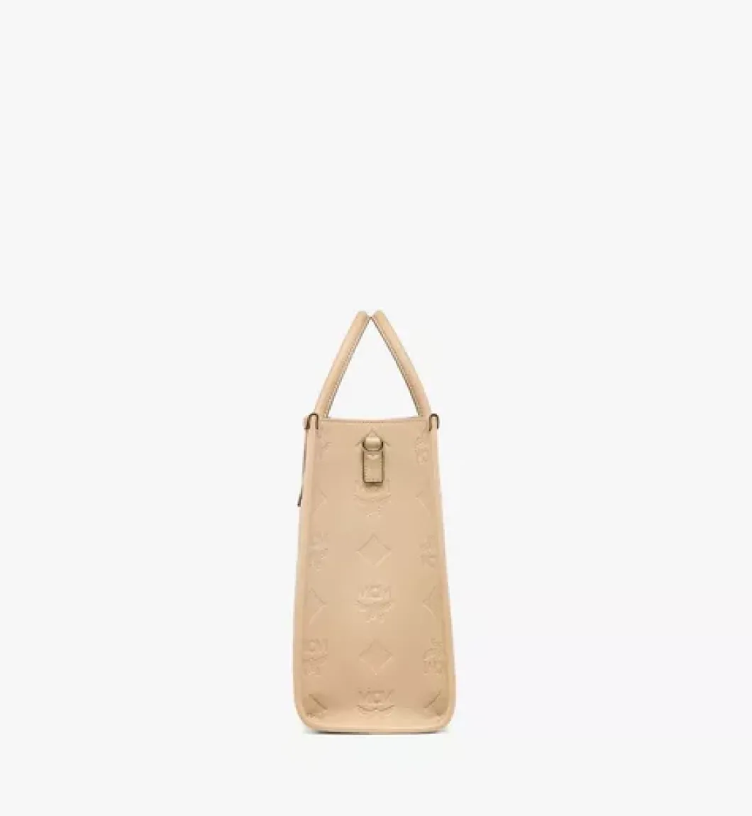Munchen Tote In Maxi Monogram Leather