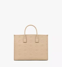Munchen Tote In Maxi Monogram Leather