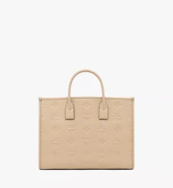 Munchen Tote In Maxi Monogram Leather