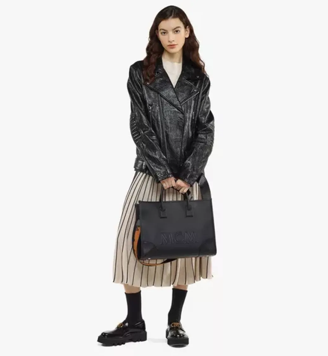 Munchen Tote In Spanish Calf Leather
