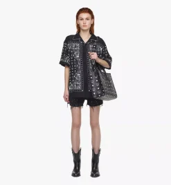Munchen Tote In Studded Bandana Visetos
