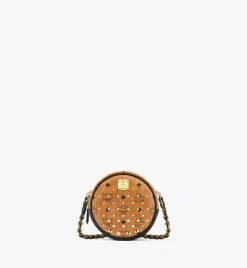 Orkestra Crossbody In Gold Studded Visetos