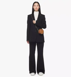 Orkestra Crossbody In Gold Studded Visetos