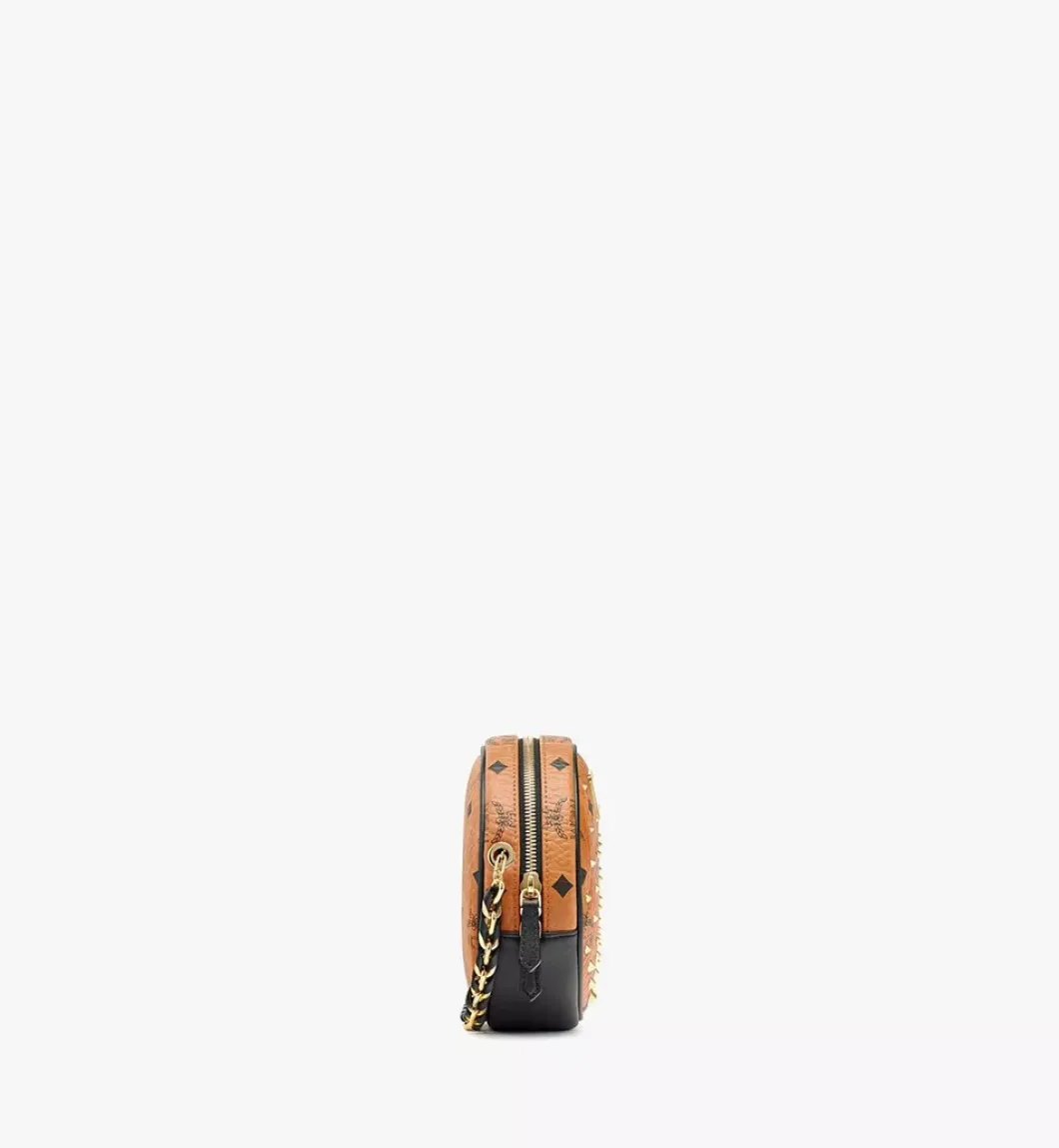 Orkestra Crossbody In Gold Studded Visetos