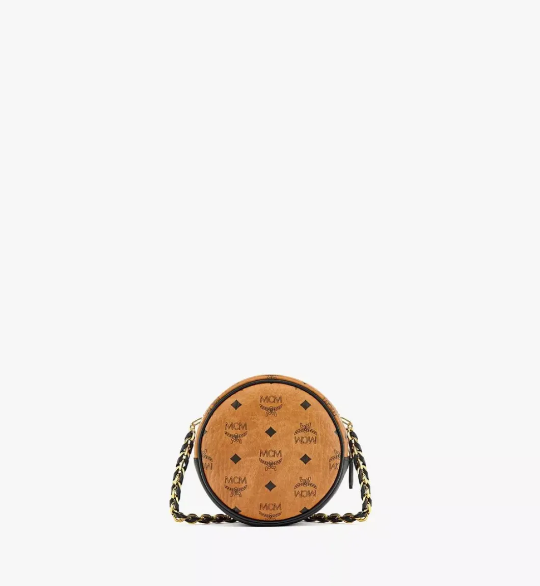 Orkestra Crossbody In Gold Studded Visetos