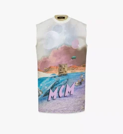 Retro Futurism Sleeveless Shirt Dress
