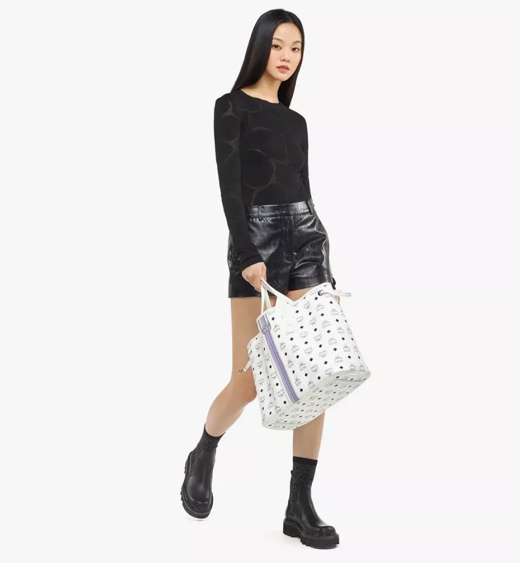 Reversible Liz Shopper In Visetos