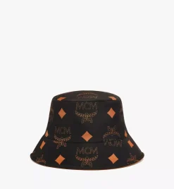Reversible Monogram Bucket Hat In Recycled Polyester
