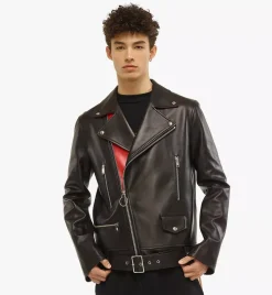 Rider Jacket In Lamb Nappa Leather