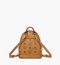 Stark Bebe Boo Side Studs Backpack In Visetos