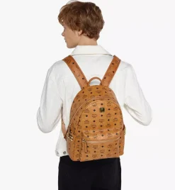 Stark Side Studs Backpack In Visetos