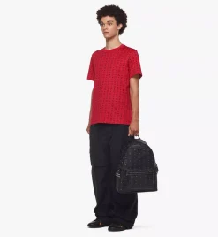 Stark Side Studs Backpack In Visetos