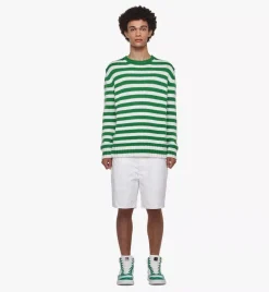 Striped Sweater In Merino Wool