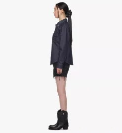 Studded Denim Shirt