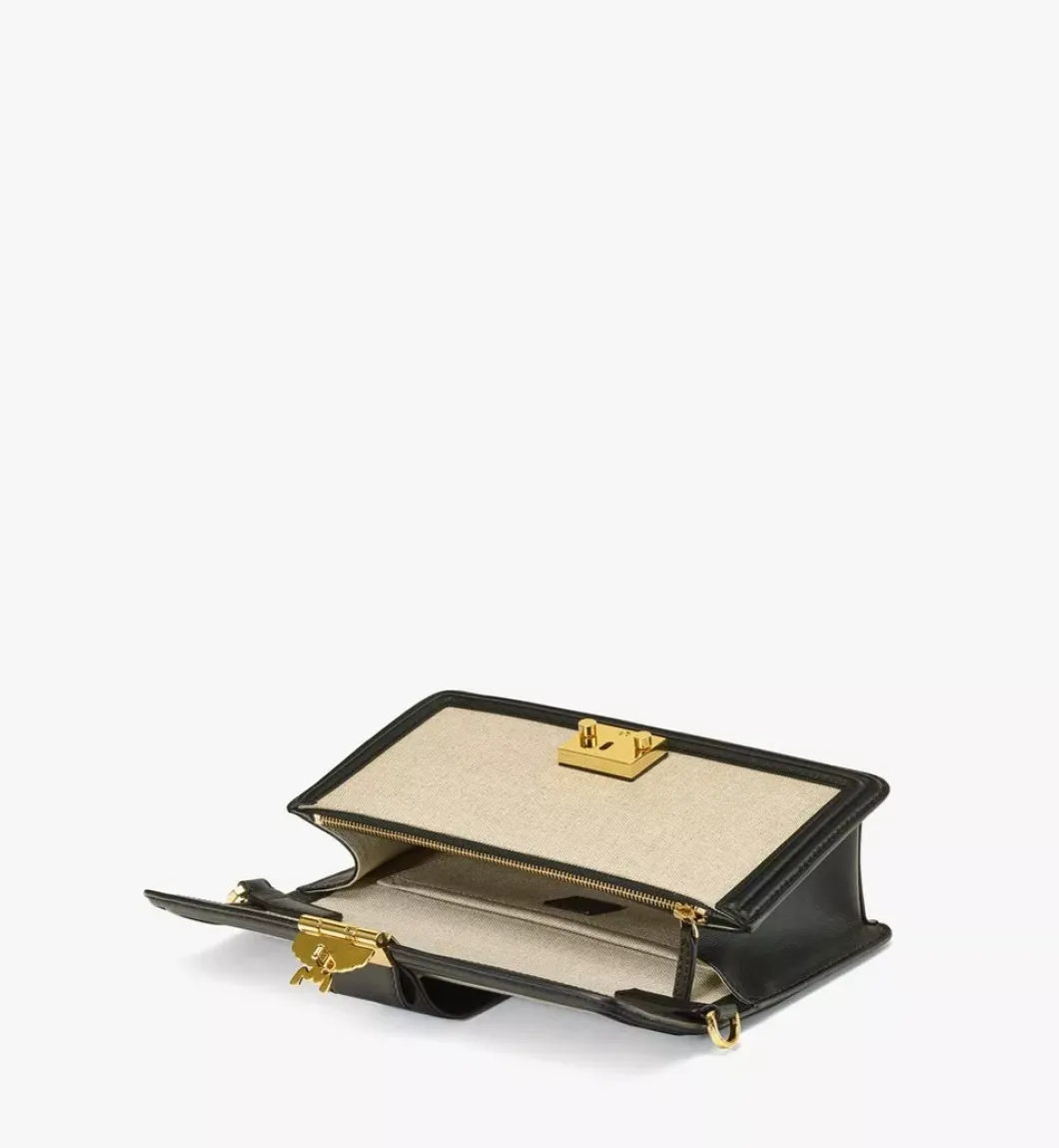 Tracy Shoulder Bag In Linen Leather Mix