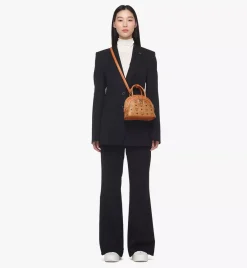 Tracy Tote In Visetos Leather Mix