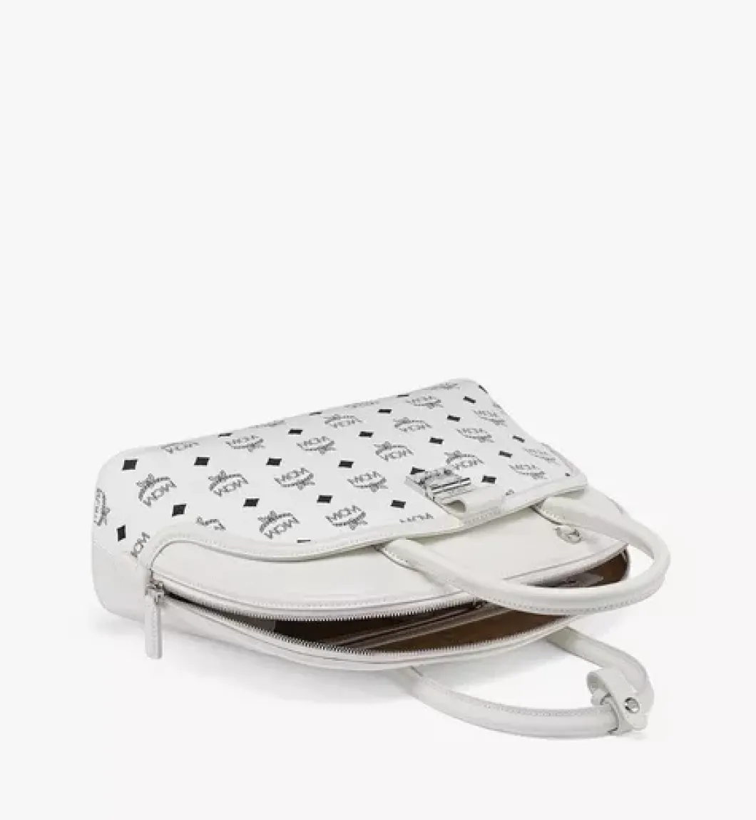 Tracy Tote In Visetos Leather Mix