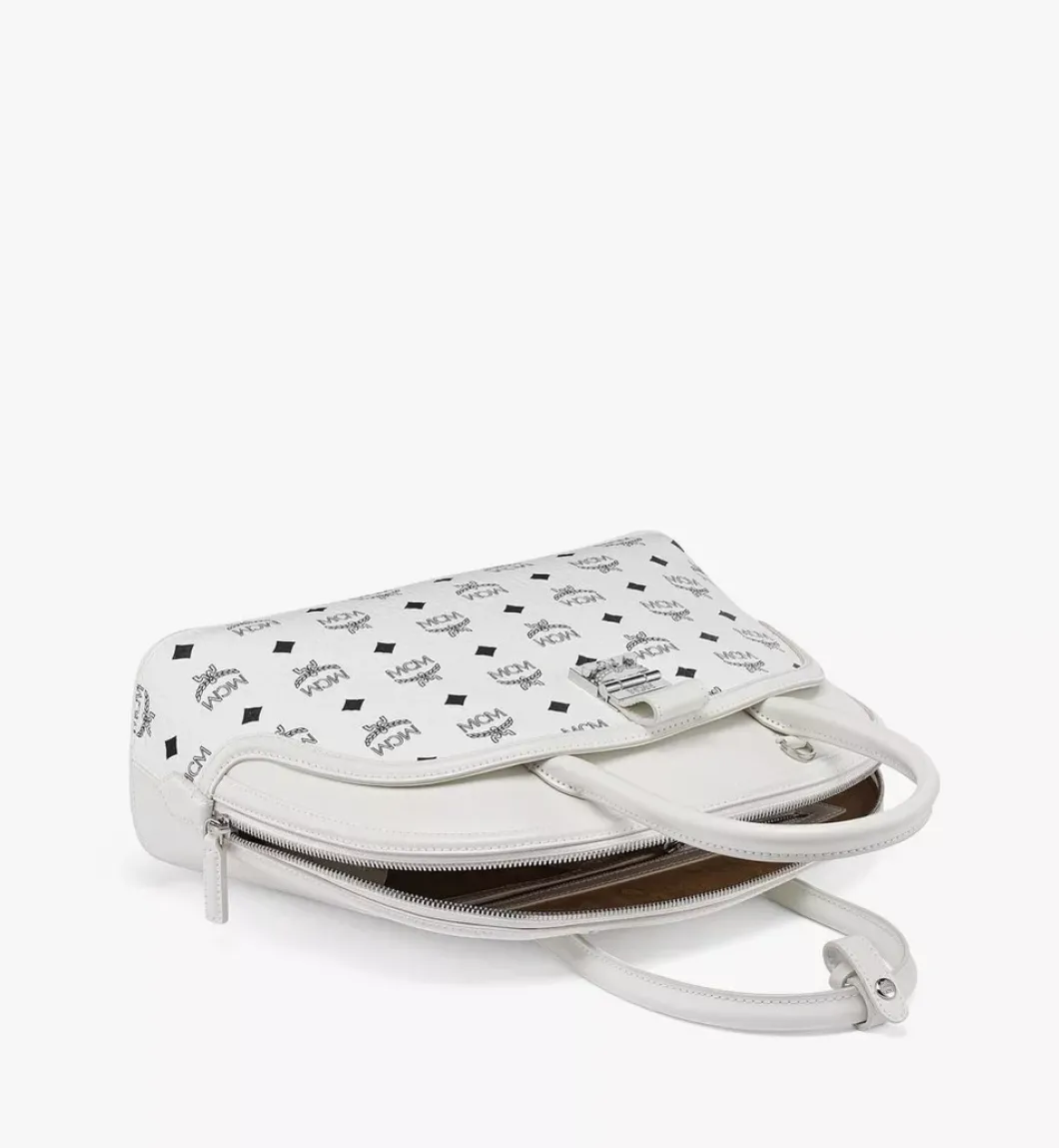 Tracy Tote In Visetos Leather Mix