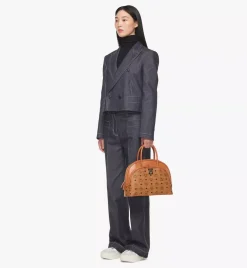 Tracy Tote In Visetos Leather Mix