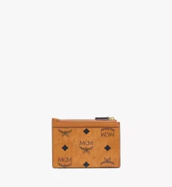 Tracy Zip Card Case In Visetos
