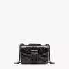 Travia Quilted Shoulder Bag In Crushed Leather