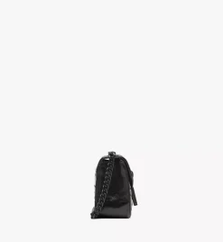 Travia Quilted Shoulder Bag In Crushed Leather