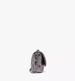 Travia Quilted Shoulder Bag In Crushed Calf Leather