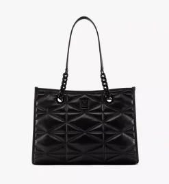 Travia Shoulder Bag In Cloud Quilted Lamb Leather