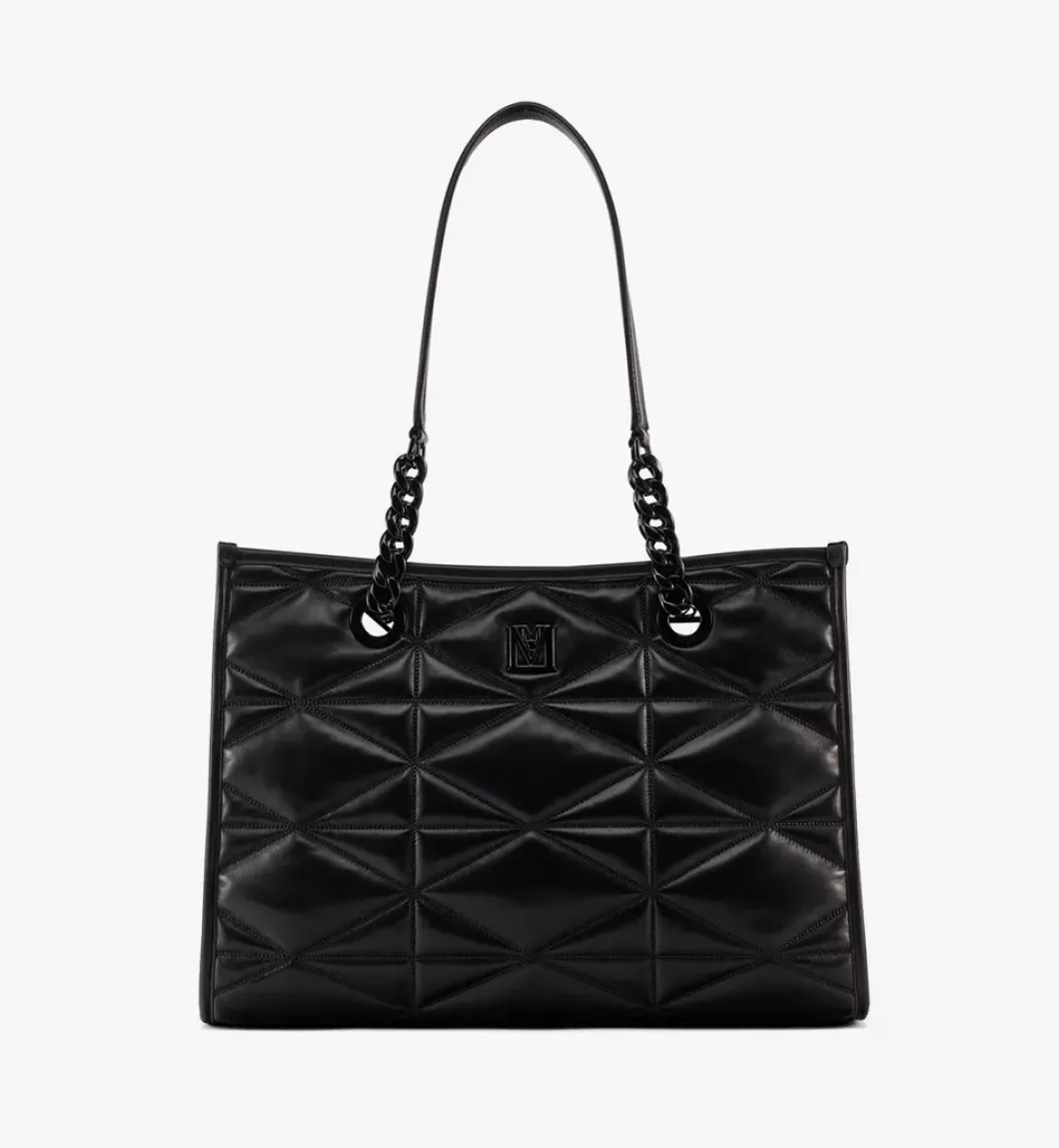 Travia Shoulder Bag In Cloud Quilted Lamb Leather